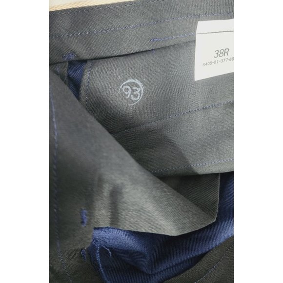 D.S.C.P by Tennessee Apparel Corp. 38R Blue Slacks Men's Polyester/Wool Pants - Picture 6 of 15